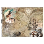 ITD COLLECTION DECOUPAGE RICE PAPER A4 - R1322