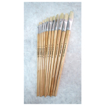 STANDART BRUSH BRUSH FLAT WITH LONG HANDLE No6 - Image 2