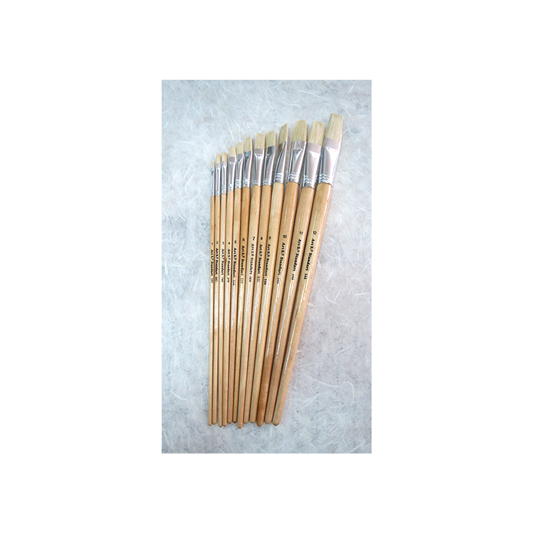 STANDART BRUSH BRUSH FLAT WITH LONG HANDLE No6 - Image 2
