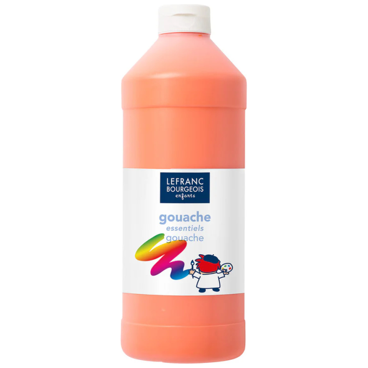 188514 L&B TEMPERA PAINT 1 LITER - ORANGE 188514 - Image 1