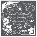 STAMPERIA MEDIA STENCIL - TEMPLATE 18 X 18 CM - KSTDQ19