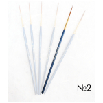 HERMITAGE BRUSH SYNTHETIC LINER No. 2