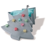 FOLIA CARDBOARD BOX CHRISTMAS TREE LARGE - SILVER - Image 2