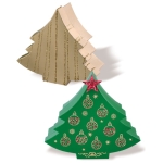 FOLIA CARDBOARD BOX CHRISTMAS TREE LARGE - GOLD - Image 2