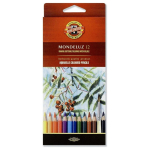 KOH-I-NOOR WATERCOLOR PENCILS MONDELUZ - CARDBOARD BOX 12 CV