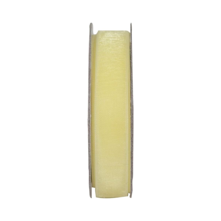 378106 DOCRAFTS RIBBON FOR DECORATION 3M YELLOW LEMON - ANT 378106 - Image 1