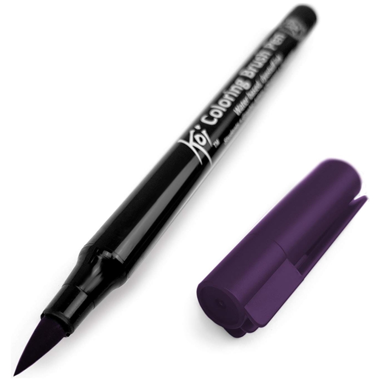SAKURA COLORING BRUSH PEN PURPLE - XBR#24 - Image 1