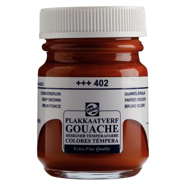 TALENS TEMPERA PAINT 50 ML - DARK BROWN - Image 1