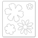 SIZZIX BIGZ CUT DIES - TATTERED FLORALS - Image 3