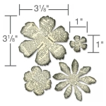 SIZZIX BIGZ CUT DIES - TATTERED FLORALS - Image 2