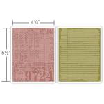 SIZZIX RELIEF FOLDERS - COLLAGE & NOTEBOOK SET - Image 3