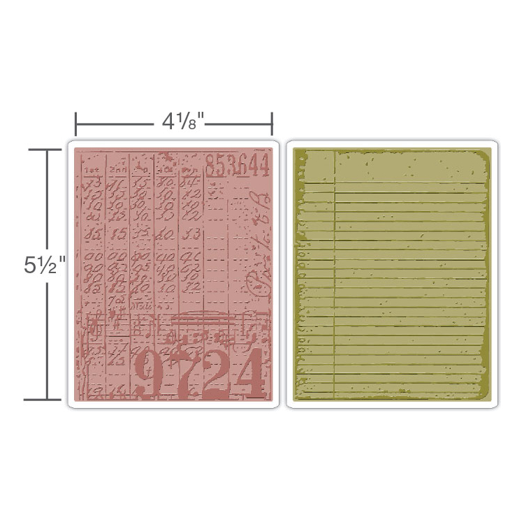SIZZIX RELIEF FOLDERS - COLLAGE & NOTEBOOK SET - Image 3