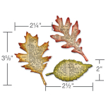 SIZZIX BIGZ CUT DIES - TATTERED LEAVES - Image 2