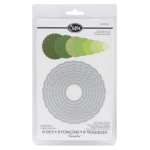 SIZZIX FRAMELITS CUT DIES - CIRCLES, SCALLOP - Image 2