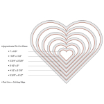 SIZZIX FRAMELITS CUT PUNCHES - HEARTS - Image 2