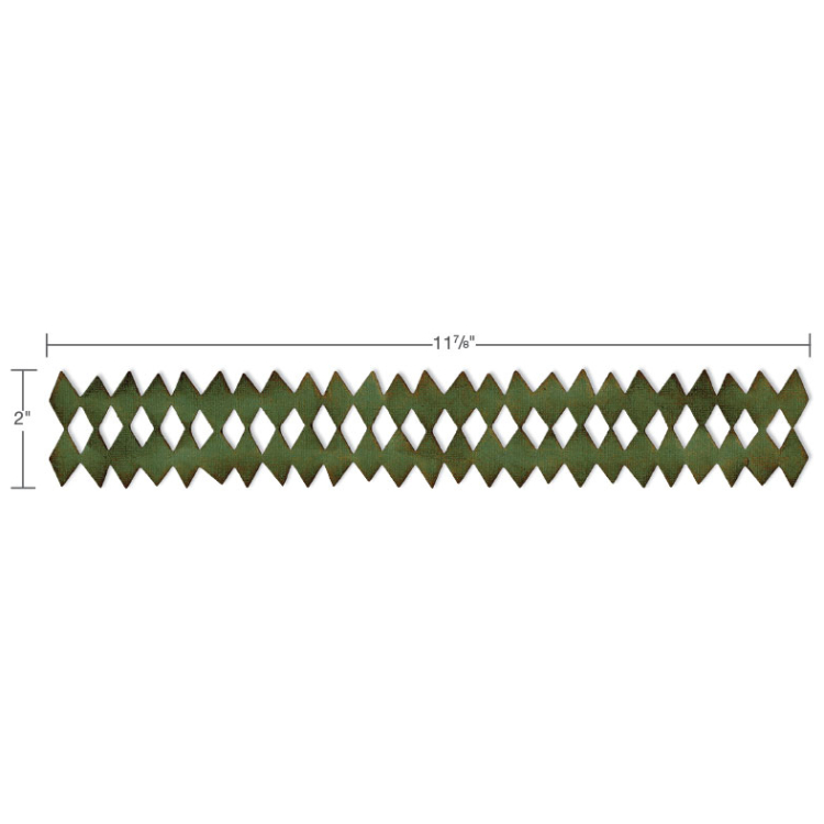 SIZZIX STRIP CUT PUNCHES - HARLEQUIN BORDER - Image 4