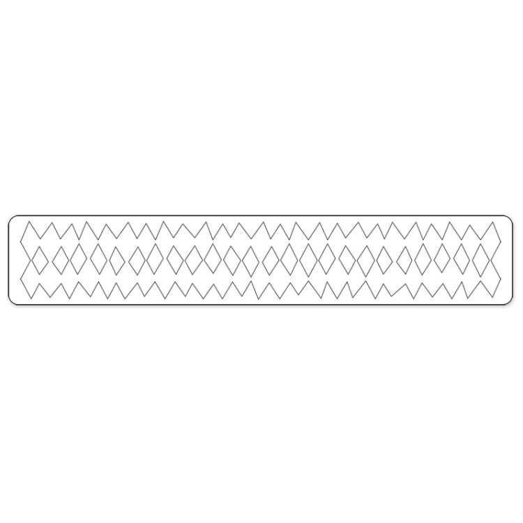 SIZZIX STRIP CUT PUNCHES - HARLEQUIN BORDER - Image 2