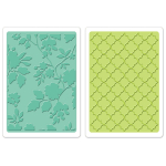 SIZZIX RELIEF FOLDERS - ROSE VINES & TRELLIS SET - Image 2