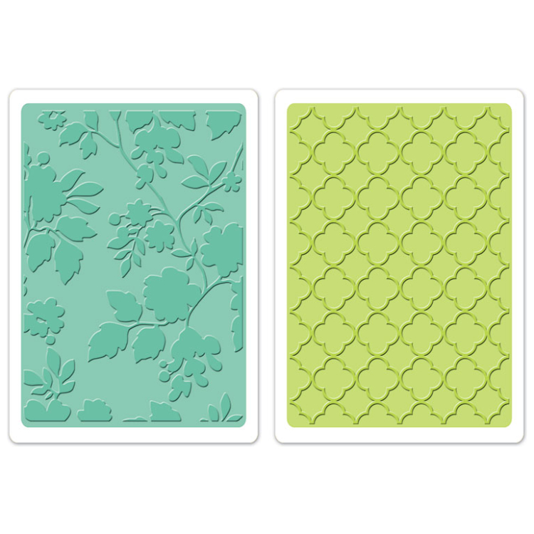 SIZZIX RELIEF FOLDERS - ROSE VINES & TRELLIS SET - Image 2