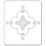 SIZZIX SIZZLITS CUT DIES - FLOWER ARABESQUE - Image 2