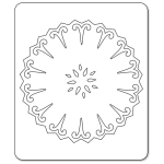 SIZZIX SIZZLITS CUT DIES - FLOWER SUNFLOWER - Image 2