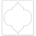 SIZZIX BIGZ CUTTING DIES - LABEL, MOORISH - Image 2