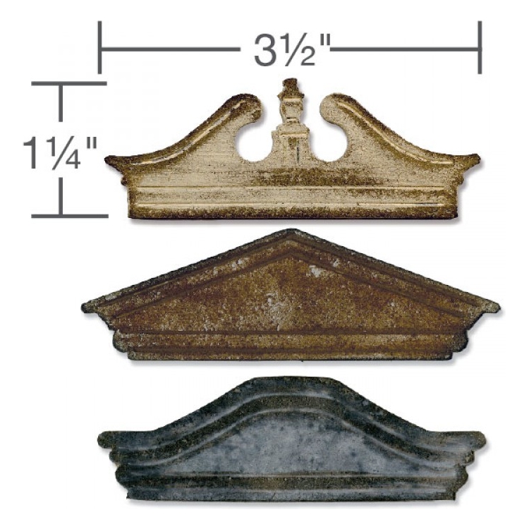 SIZZIX BIGZ CUTTING DIES - PEDIMENTS - Image 2