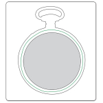 SIZZIX THINLITS CUT PUNCHES - POCKET WATCH FRAME - Image 2