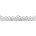 SIZZIX STRIP CUT PUNCHES - IRONWORK GATE - Image 2
