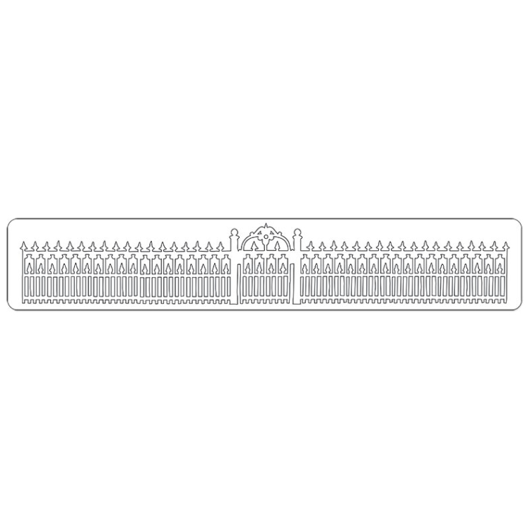 SIZZIX STRIP CUT PUNCHES - IRONWORK GATE - Image 2