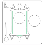 SIZZIX BIGZ CUTTING DIES - WALL CLOCK - Image 3