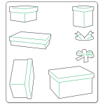 SIZZIX BIGZ CUTTING DIES - PACKAGES AND BOWS - Image 3