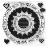 SIZZIX FRAMELITS CUT PUNCHES - I LOVE YOU - Image 3