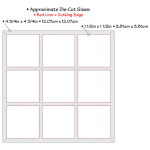 SIZZIX THINLITS CUTTING DIES - GRID WORKS 1 3/8" - Image 2