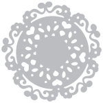 SIZZIX THINLITS CUT PUNCHES - DOILY, LOVE SILHOUETTE - Image 2