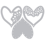 SIZZIX THINLITS CUT DIES - ALLURING HEARTS - Image 3