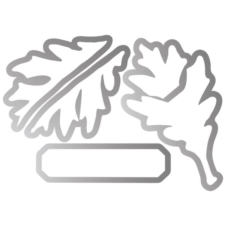SIZZIX FRAMELITS CUT DIES - LEAF BLUEPRINT - Image 3