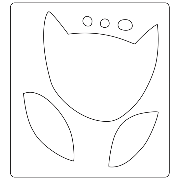 SIZZIX BIGZ CUT PUNCHES - FOX FACE - Image 2
