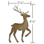 SIZZIX BIGZ CUTTING DIES - PRANCING DEER - Image 2