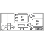 SIZZIX BIGZ XL CUTTING DIES - VILLAGE BROWNSTONE - Image 2