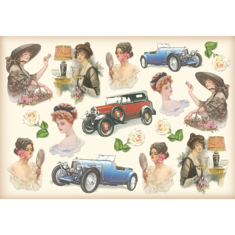 STAMPERIA DECOUPAGE RICE PAPER 48/33 - DFS122 - Image 1