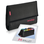 HOLTZ SENSEBAG MARKER BAG 24 COLORS - BLACK