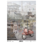ITD COLLECTION DECOUPAGE RICE PAPER A4 - R0875