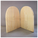 ARTS DIPTYCH 16/20CM OVAL - ICON BASE - RP26
