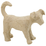 DECOPATCH LITTLE JACK RUSSELL PAPIER-MÂCHÉ DOG - AP153O