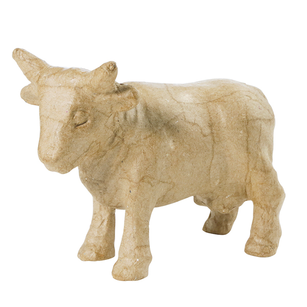 AP613O DECOPATCH LITTLE PAPIER-MÂCHÉ COW - AP613O - Image 1