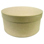 DECOPATCH ROUND PAPIER-MÂCHÉ BOX 31 X 15 - BTS907C