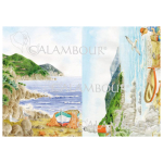 CALAMBOUR DECOUPAGE PAPER 48/33 CM - CO 37