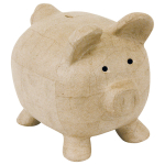 DECOPATCH PIGGY BANK PAPIER-MÂCHÉ - MA018C