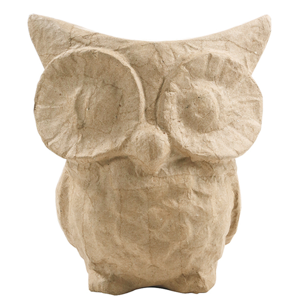 MA022O DECOPATCH GREAT PAPIER-MÂCHÉ OWL - MA022O - Image 1